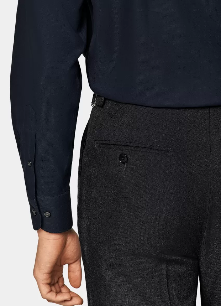 Suitsupply Royal Oxford Hemd Navy In Slim Fit Aus Pima-Baumwolle Traveller | Deutschland Sale