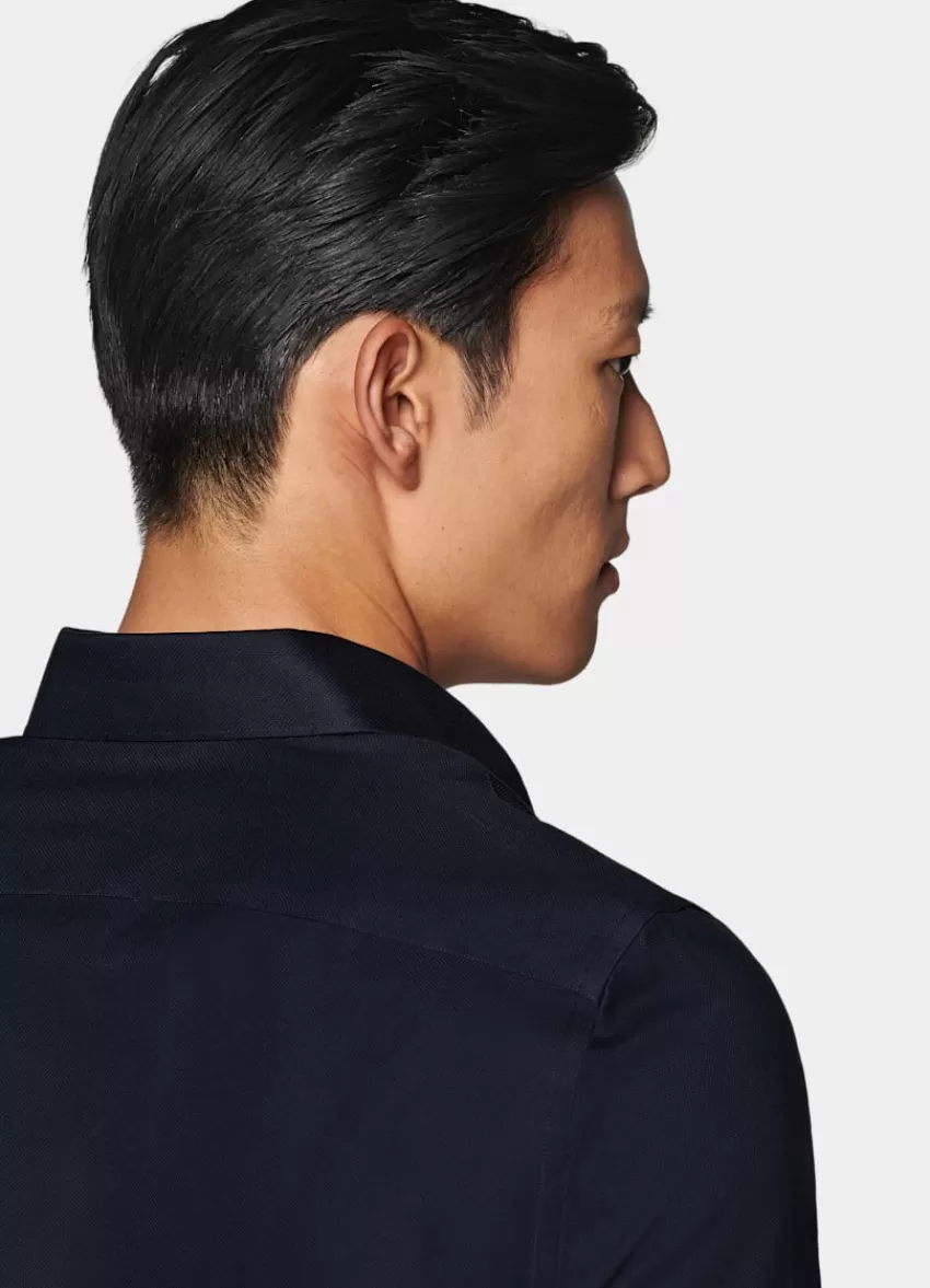 Suitsupply Royal Oxford Hemd Navy In Slim Fit Aus Pima-Baumwolle Traveller | Deutschland Sale