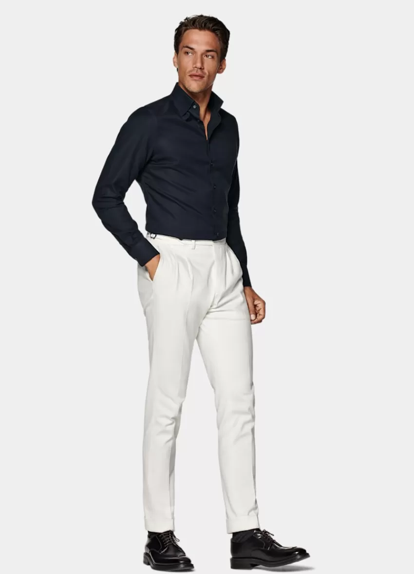 Suitsupply Royal Oxford Hemd Navy In Slim Fit Aus Pure Traveller Baumwolle | Deutschland Cheap