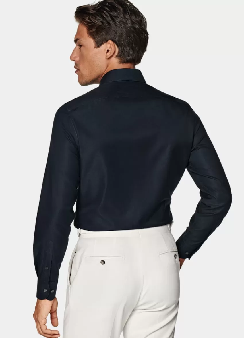 Suitsupply Royal Oxford Hemd Navy In Slim Fit Aus Pure Traveller Baumwolle | Deutschland Cheap