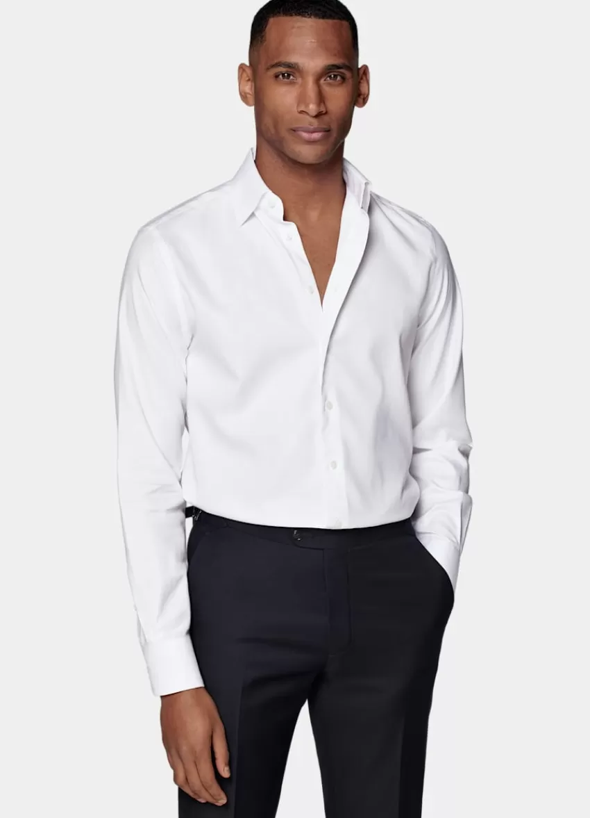 Suitsupply Royal Oxford Hemd Weiß In Slim Fit Aus Pure Traveller Baumwolle | Deutschland Flash Sale
