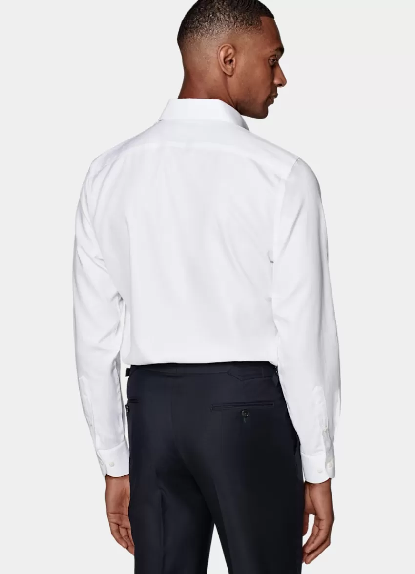 Suitsupply Royal Oxford Hemd Weiß In Slim Fit Aus Pure Traveller Baumwolle | Deutschland Flash Sale