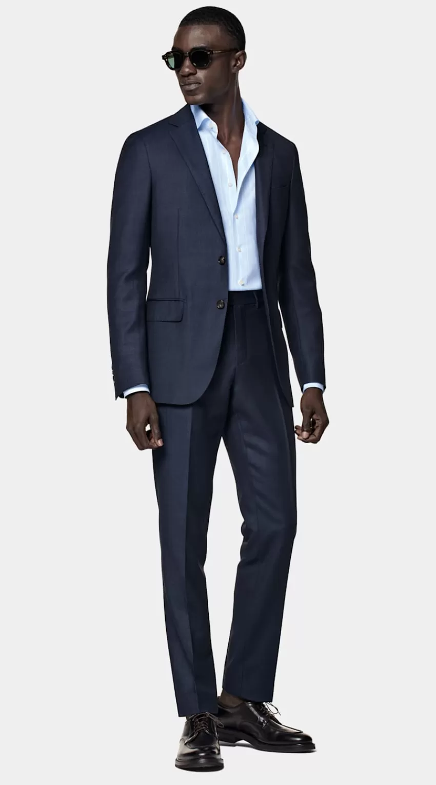 Suitsupply Sienna Anzug Blau Tailored Fit Aus Pure S130er Schurwolle | Deutschland Shop