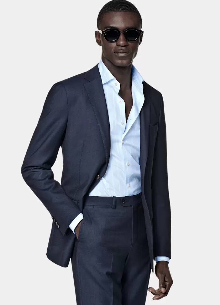 Suitsupply Sienna Anzug Blau Tailored Fit Aus Pure S130er Schurwolle | Deutschland Shop