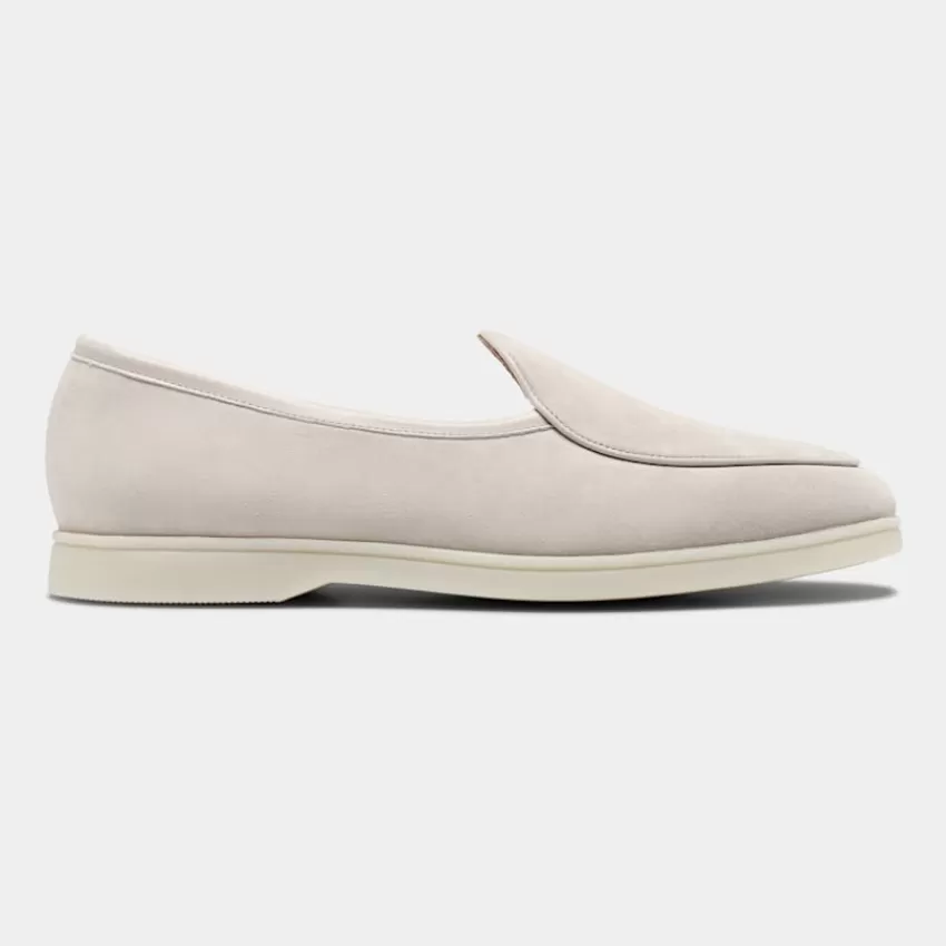 Suitsupply Slipper Helltaupe Aus Italienisches Kalbvelours | Deutschland Store