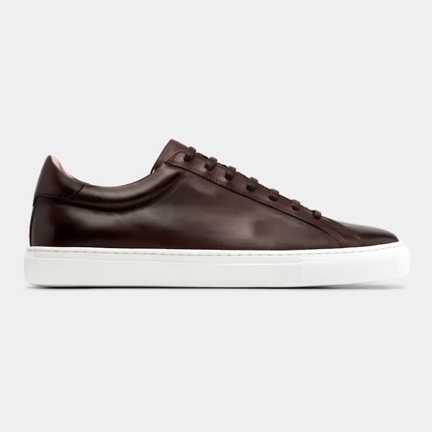 Suitsupply Sneaker Braun Aus Kalbsleder | Deutschland Best Sale