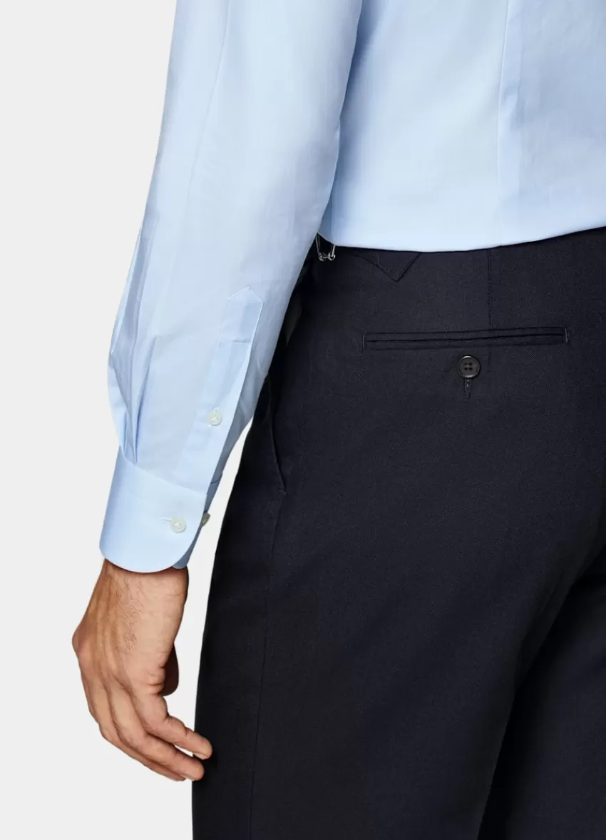 Suitsupply Twill Hemd Hellblau Extra Slim Fit Aus Ägyptische Baumwolle | Deutschland Best