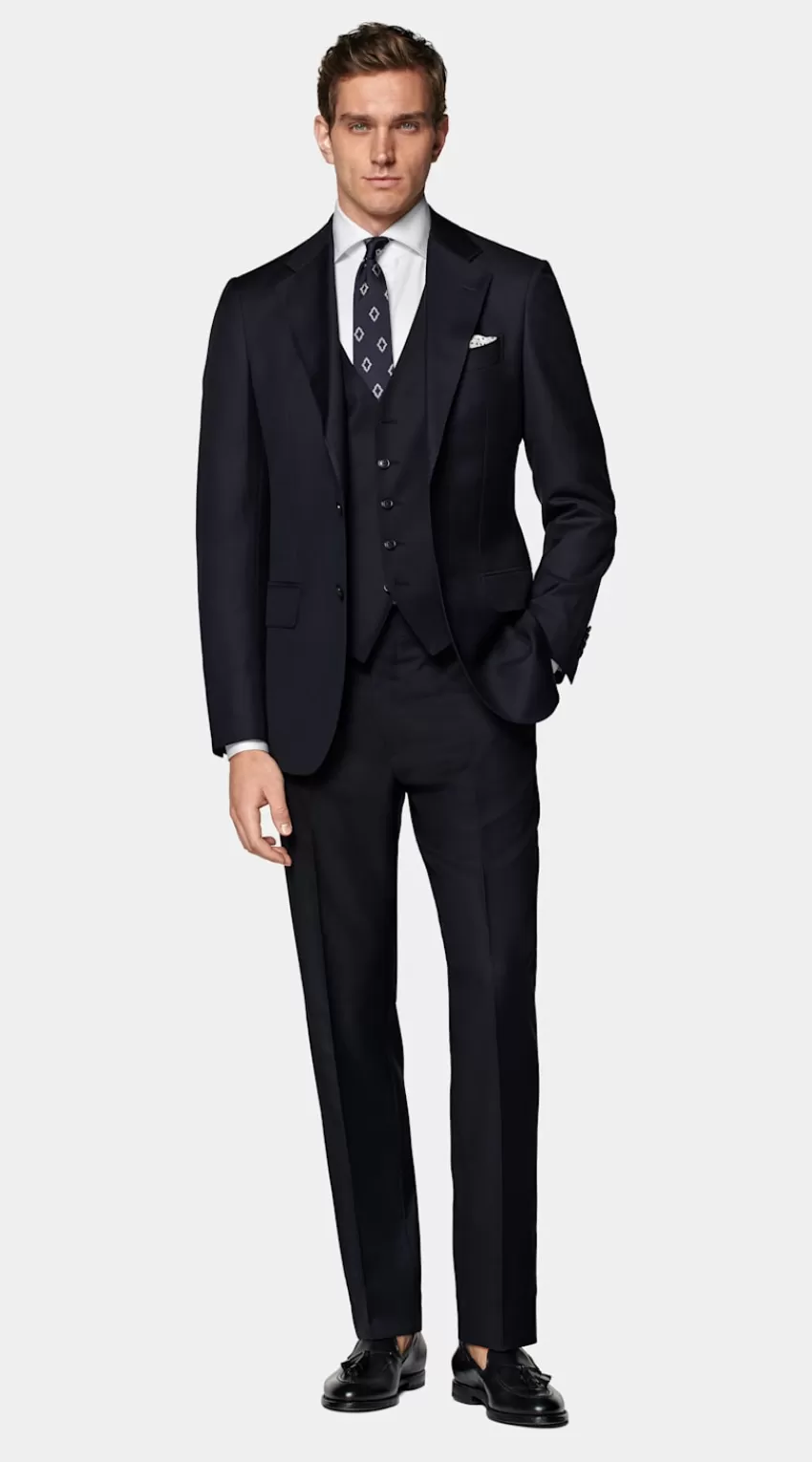 Suitsupply Weste Navy Aus Pure S110er Schurwolle | Deutschland Fashion